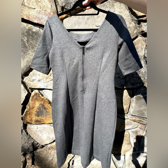 Banana Republic Silver Glitter Dress Size 4 - Picture 3 of 3